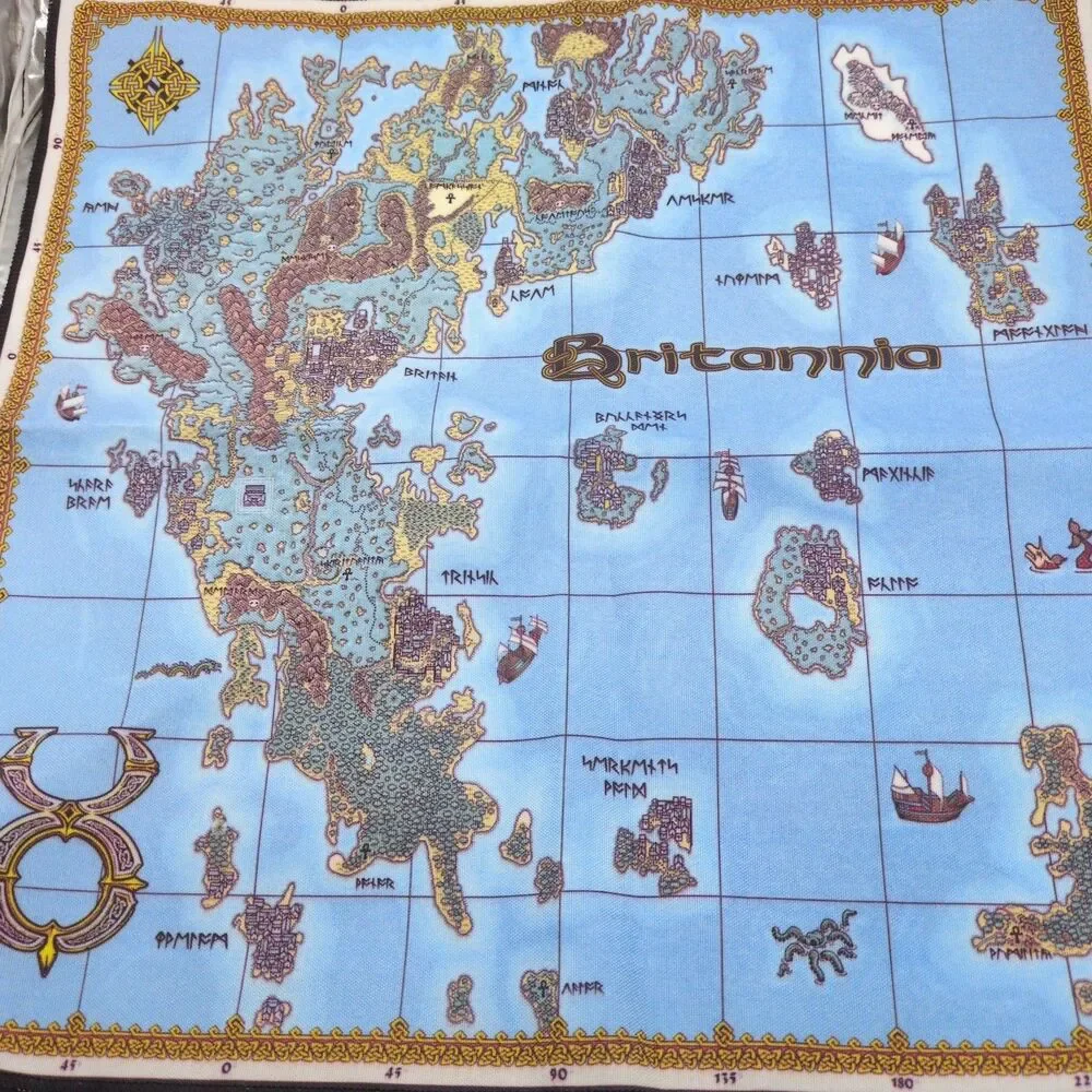 Rare Ultima Online Cloth Map 15